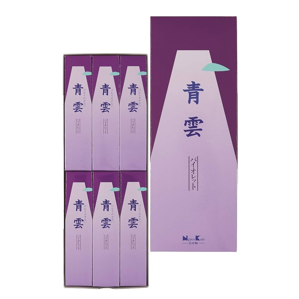 Amazon.co.jp: 日本香道 青雲バイオレット 進物型 サック6入